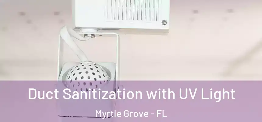 Duct Sanitization with UV Light Myrtle Grove - FL